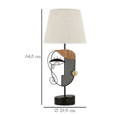 LAMPA STOŁOWA PICASSO 29,8X64,8 cm